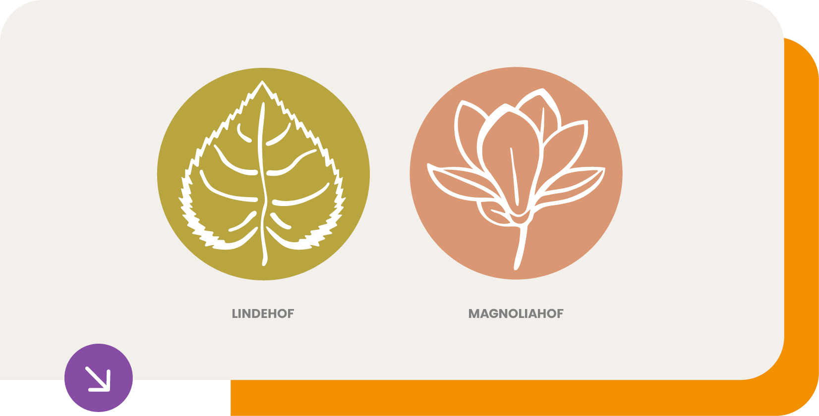 Iconen voor Magnoliahof en Lindehof van De Meijert