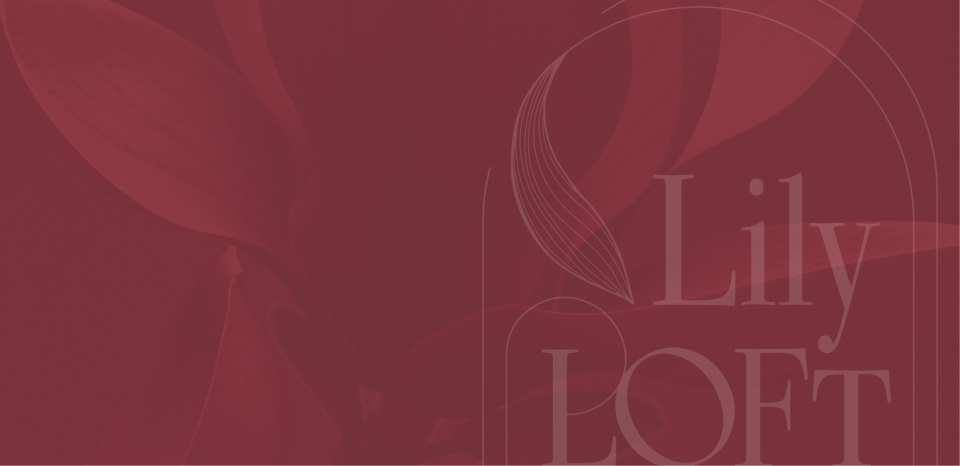 Logo ontwerp en huisstijl voor bloemenwinkel Lily Loft