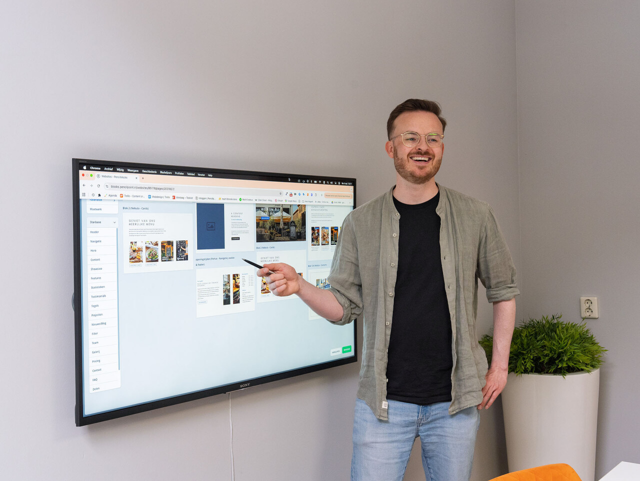 Pencilpoint koen legt CMS uit
