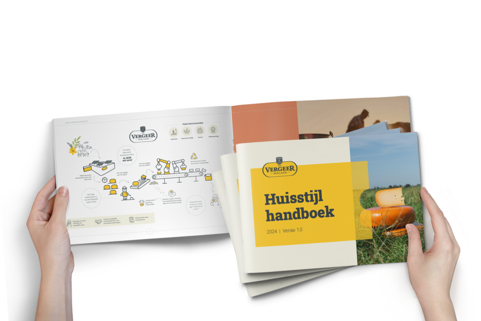 Huisstijl handboek voorbeeld van Vergeer Holland