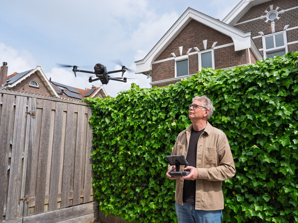 Pencilpoint collega vliegt met drone voor dronefotografie en dronevideografie