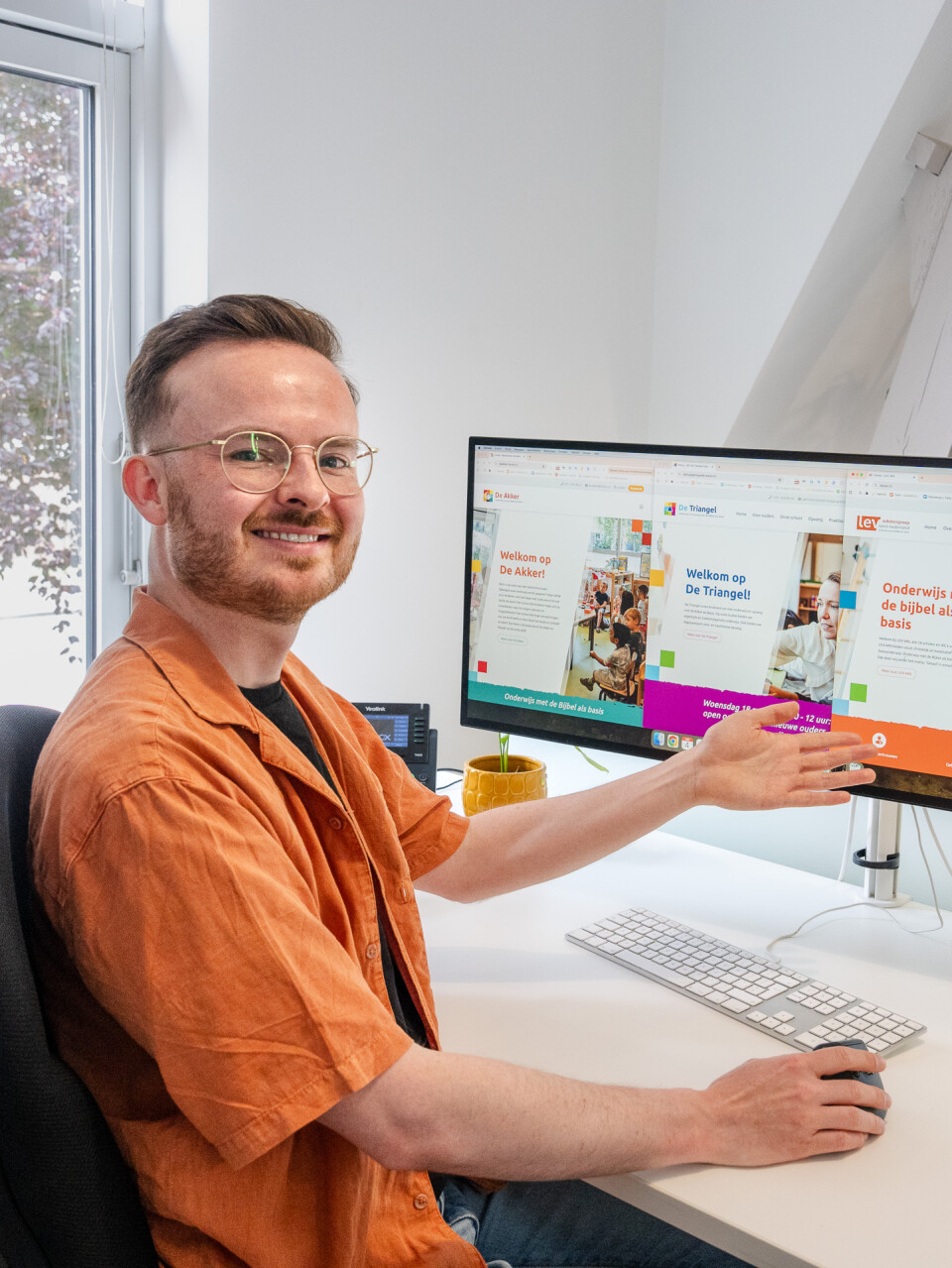 Voorbeeld van meerdere websites voor scholengroepen ontwikkeld door Pencilpoint